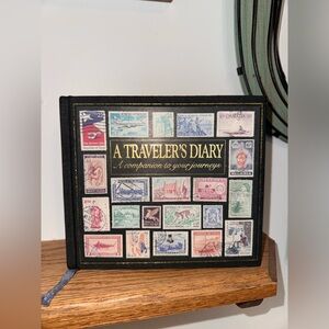 Traveler's Diary with Stamp Design